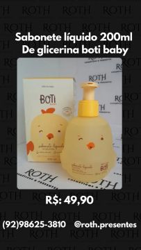 Sabonete Líquido Boti Baby 200ml