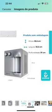 Purificador de Água Everest - Novo