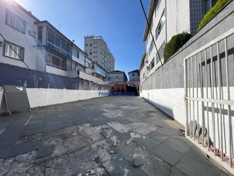 Terreno para alugar em avenida no Campo Grande Santos SP