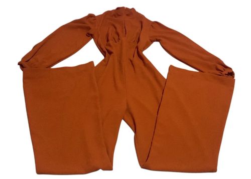Macacão Longo Laranja - Tamanho M