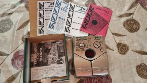Pedaleira Zoom 504 Ii Acoustic (em Estado De Novo!!!)