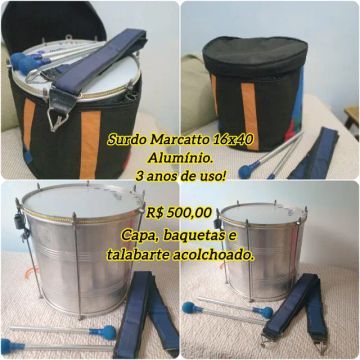 Venda Surdo Marcatto Alumínio