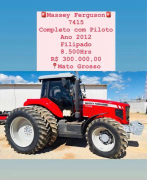 Vendo Trator Massey Ferguson 7415