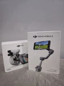  DJI Osmo Mobile 6 e Drone dji flip com tela