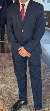 Terno Azul Masculino