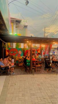 Sorveteria no centro de Bombinhas