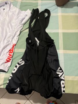 Roupa de ciclista  Lycra Preto - Tamanho XL - Novo