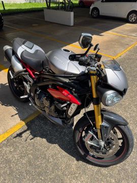 Triumph Speed Triple 1050R, 17/17, Cinza, 19 Mil Km
