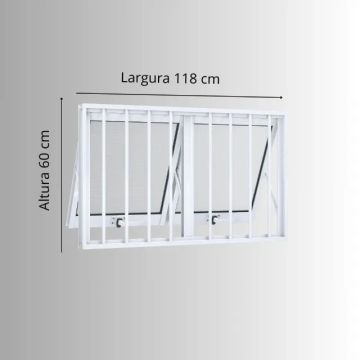 Janela Lucasa NOVA, LACRADA 60x118