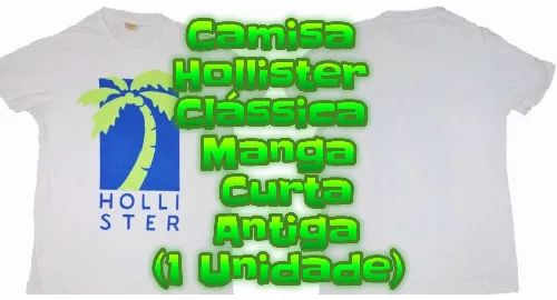 1 Camisa Hollister Clássica Masculina