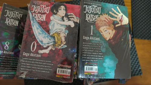 COLEÇÃO JUJUTSU KAISEN VOLUMES 0 AO 25 + CAPAS VARIANTES + GUIA OFICIAL 