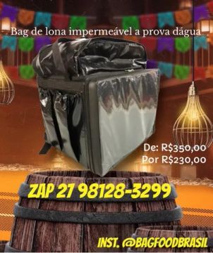 Bag lona impermeável a prova d?água 