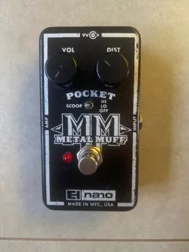 Pedal Metal Muff Pocket Preto