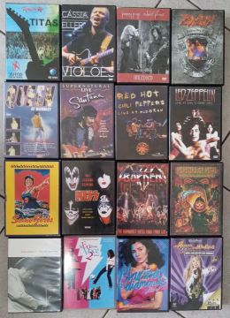 Coleção de DVDs - Diversos Artistas 80 Unidades