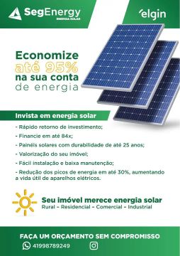 Energia Solar ou por assinatura 