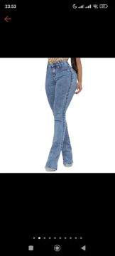 Calça Jeans Flare - Tamanho 38/40