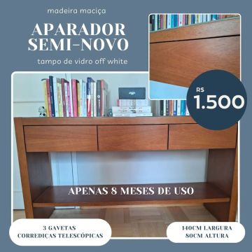 Aparador Semi-Novo - 8 Meses de Uso