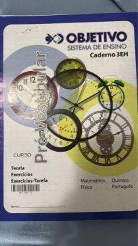 Caderno Objetivo Pré-Vestibular 3EH - Novo