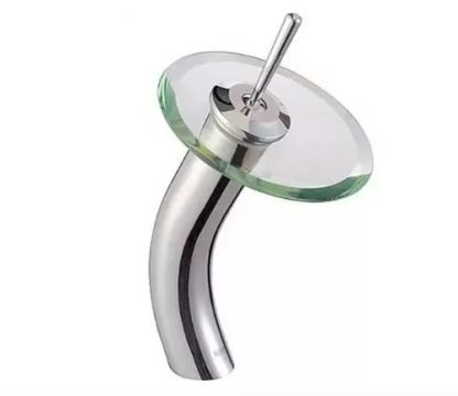 Torneira Monocomando Cascata vidro