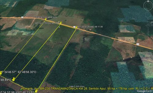 Imovel Rural em Humaitá-Am,  KM 28 BR 230 Transamazonica.