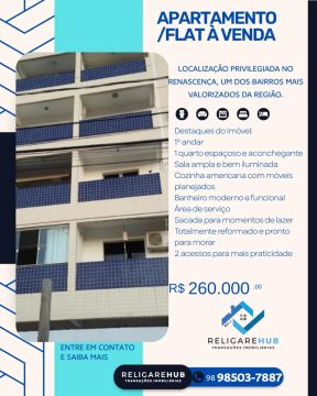 Apartamento/Flat à Venda - Renascença