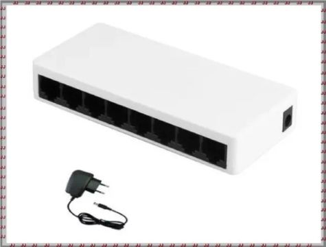 Switch De 8 Portas 10/100mbps Alta Performance Deko