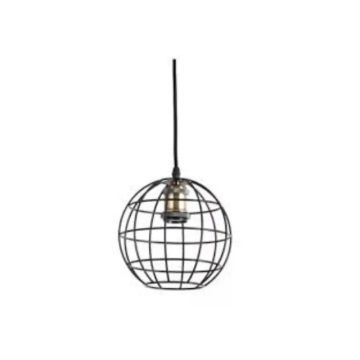 Pendente Gradeado E27 Preto