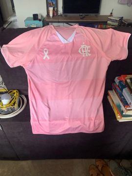 Camisa Flamengo Rosa - Tamanho M