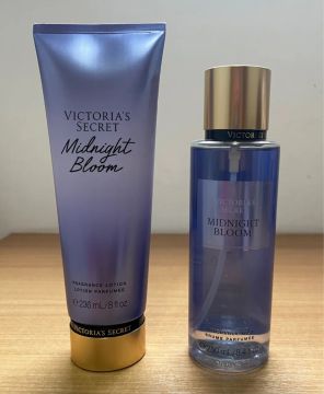 Kit Victoria's Secret Midnight Bloom - Loção e Body Spray