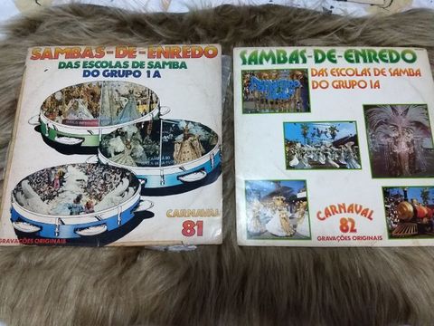 Sete LP de samba enredo do carnaval