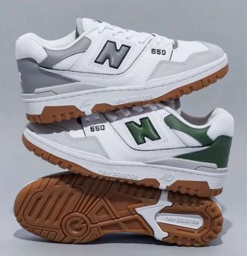 Tênis New Balance 550 Branco e Verde