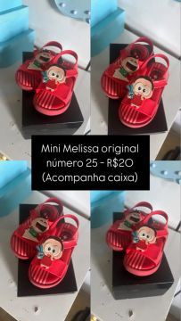 Mini Melissas originais - ver descrição 