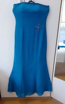 Vestido de festa azul 