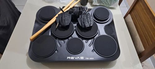 ***Leia todo o anúncio*** Não troco em nada, bateria eletrônica Revas PB350 
