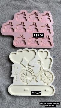 Moldes de Silicone para resina