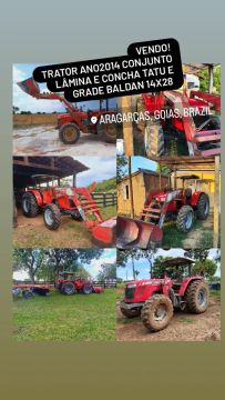 Trator massy Ferguson 4275 ano 2014