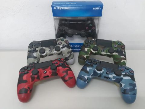 Controles PS4 Camuflados - Novos!