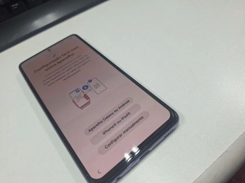 Samsung Galaxy A52 lilás (128GB, 6GB RAM) - Em perfeito estado de uso! 