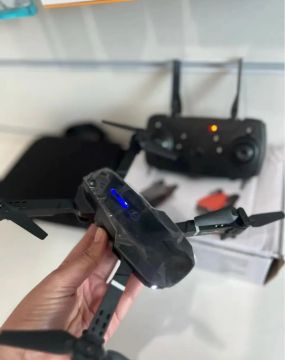 Drone E88 Pro 4K Dual Camera | Dobrável | Controle + Bolsa | Novo