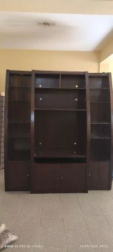 Estante rack de madeira imbuia 
