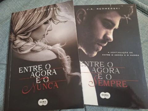 Livros - Entre o agora e o nunca e Entre o agora e o sempre