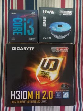 i3 9100f + h310M Kit processador + placa-mãe