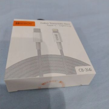 Cabo Trançado Neo Type-C Lightning HREBOS CB-314i