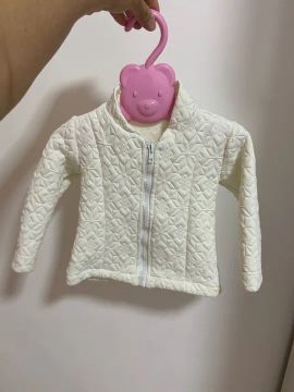 Casaco branco infantil 
