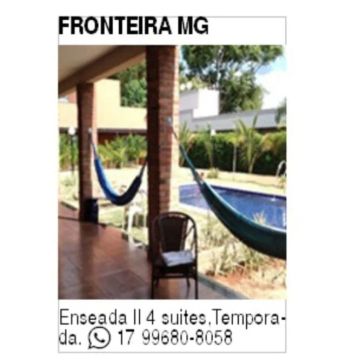 Belíssimo rancho na Enseada Azul II em Fronteira MG