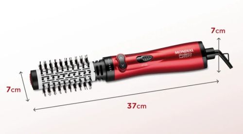 Escova Rotativa Mondial Red Infinity - Keratin - Nova