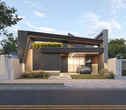 Casa com piscina e 3 suítes