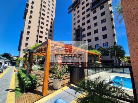 Apartamento venda bairro de candelária, sala, varanda, dois quartos, suíte, lazer, andar a
