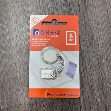 Pen Drive 8GB com chaveiro metal - Novo