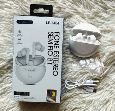 Fone De Ouvido Sem Fio Bluetooth Com Microfone Tws Le-2404
